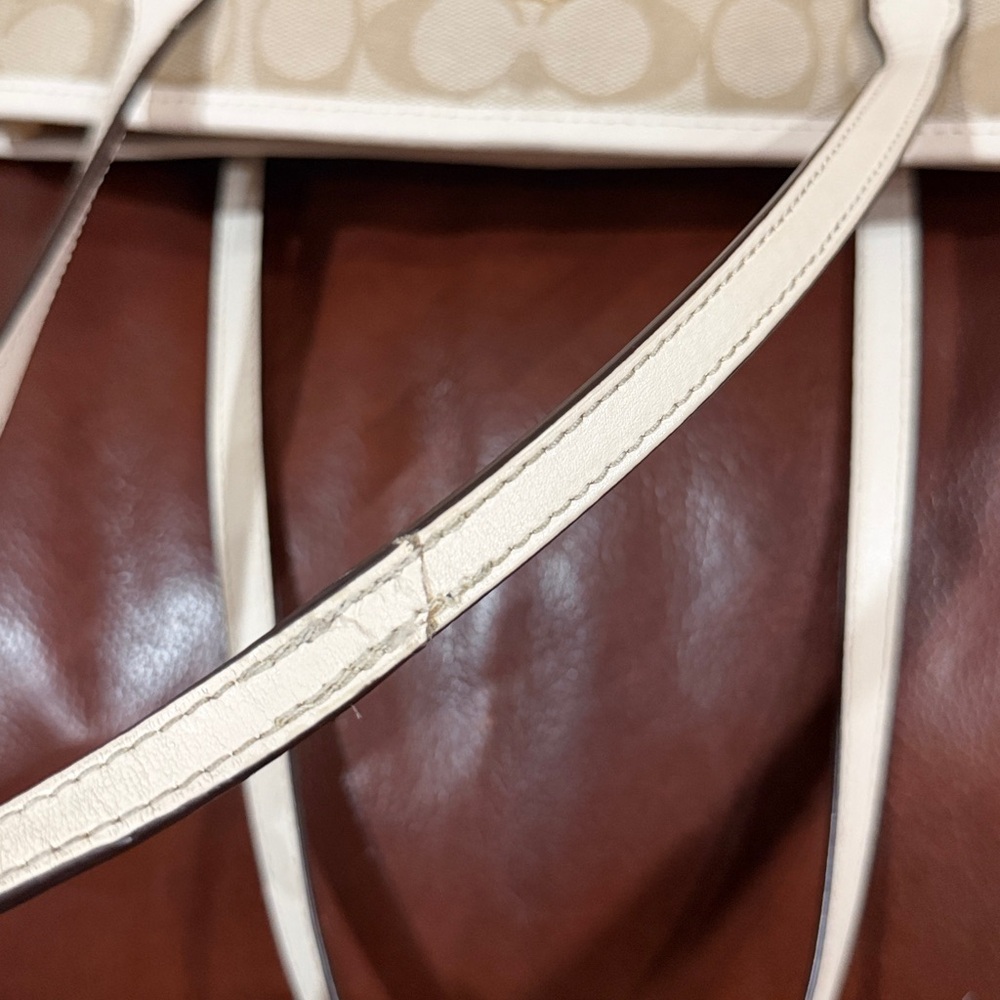 🔥🔥🔥Coach Signature Drawstring Carryall Shoulder Bag - Picture 12 of 16
